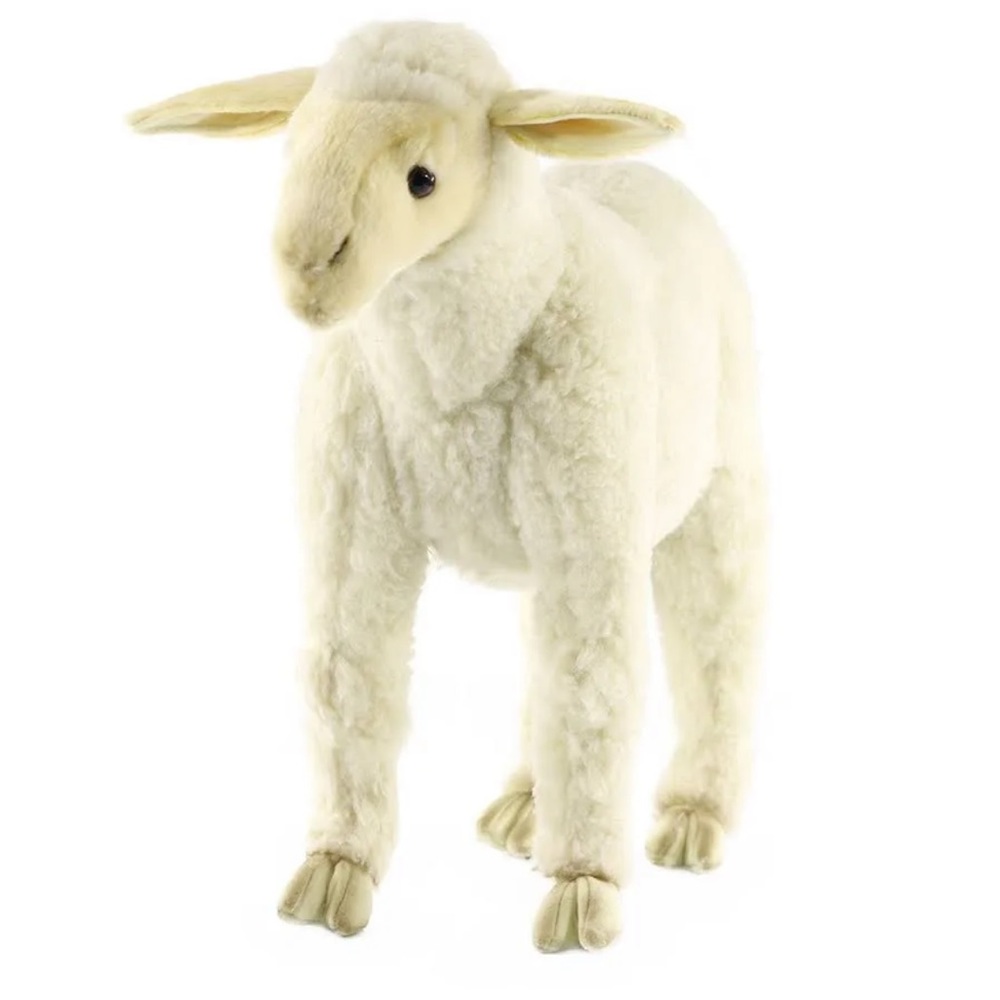 Hansa Life Size Baby Lamb 20" Plush